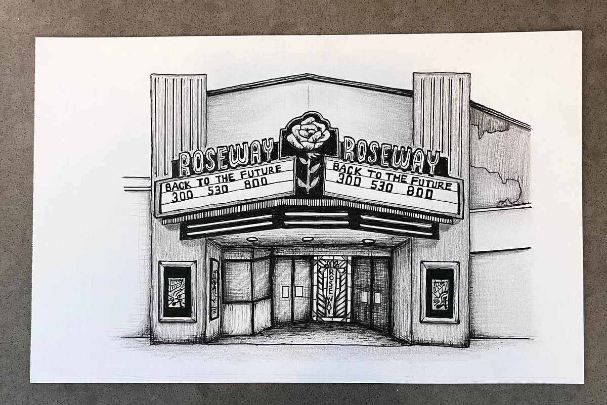 Roseway Theater Print