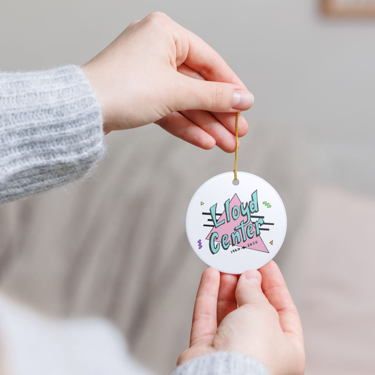 Lloyd Center 90s Ceramic Ornament - Keepsake (1960–2026)