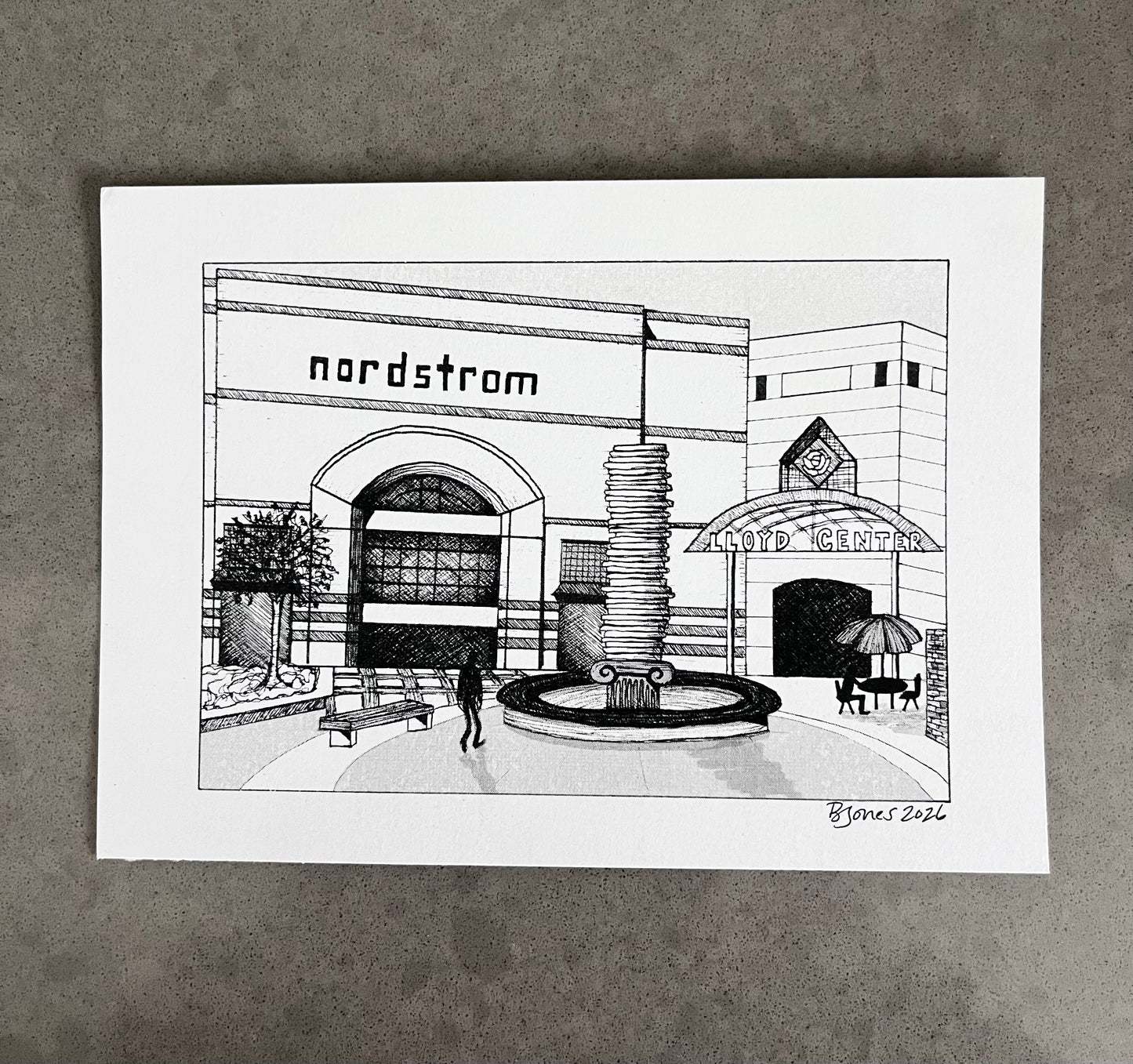 Nordstrom and Capitalism Sculpture Print 5x7