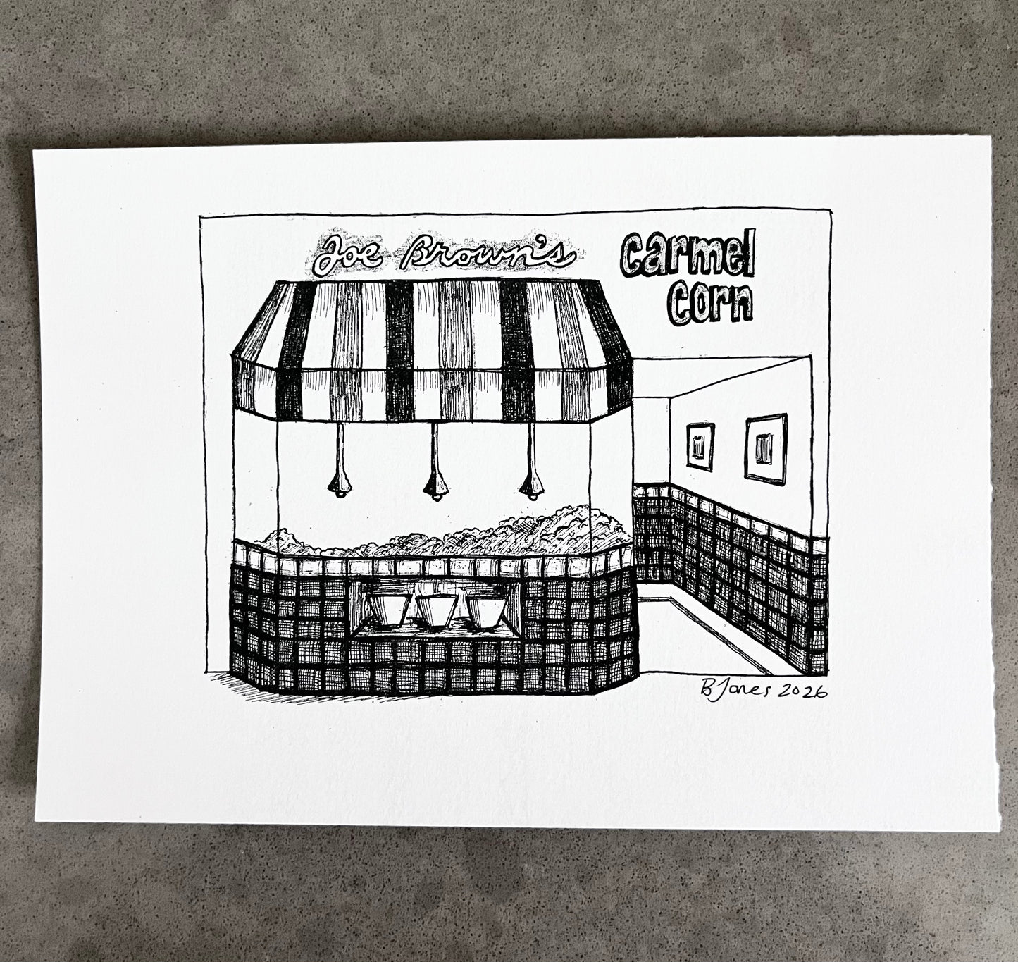 Joe Brown's Carmel Corn at Lloyd Center Print 5x7