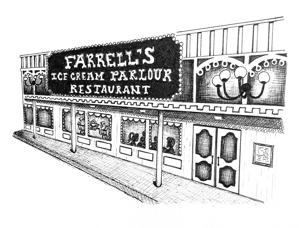 Farrell's Ice Cream Parlour, Weidler St 5x7